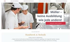 Ausbildung - Müller werden. Ganz anders als Du denkst.